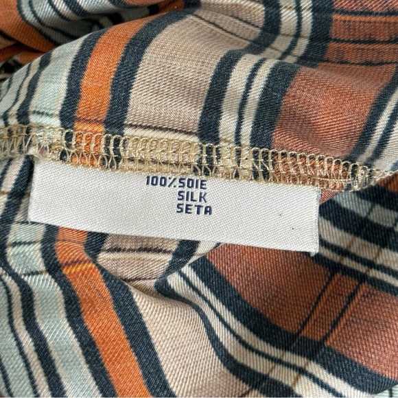 Pierre-Louis Mascia Silk Stripe Wide Leg Pants Size Medium - Picture 4 of 6